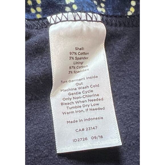 Talbots HELLO SATURDAY Blue Yellow Golf Tennis Athletic Skort Skirt Women’s PM - Picture 6 of 6